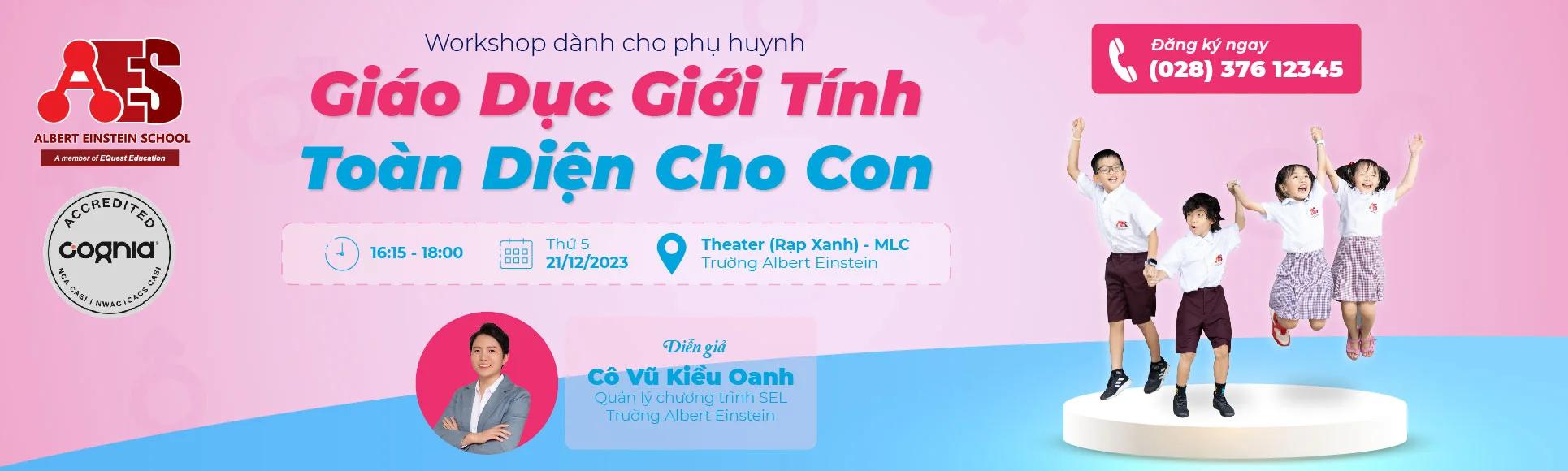 Workshop “Giáo Dục Giới Tính Toàn Diện Cho Con”