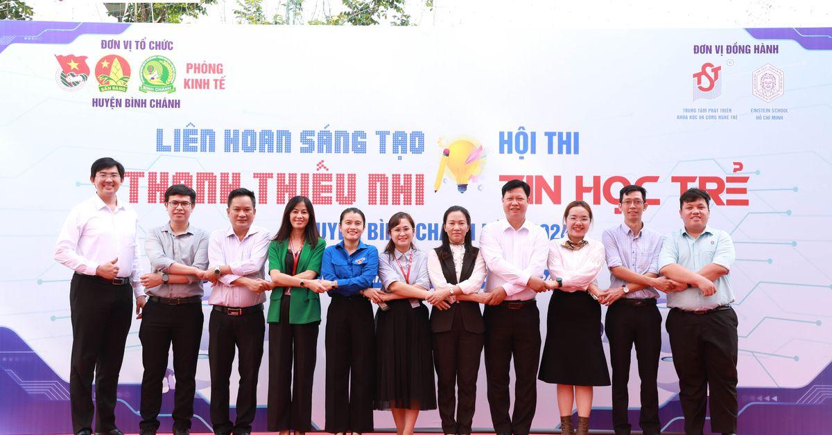 Hội thi Tin học trẻ và Liên hoan Sáng tạo thanh thiếu nhi cấp Huyện Bình Chánh 2024: Sân chơi trí tuệ, khoa học công nghệ cho thế hệ trẻ