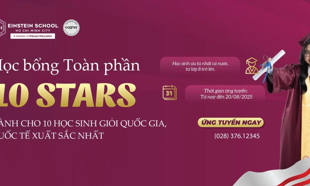 Học bổng toàn phần 10 STARS