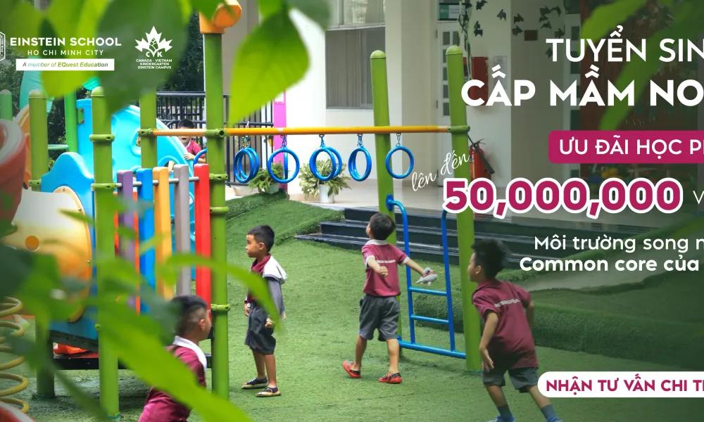 TRẢI NGHIỆM MÔI TRƯỜNG MẦM NON QUỐC TẾ ĐẲNG CẤP TẠI CVK BÌNH CHÁNH