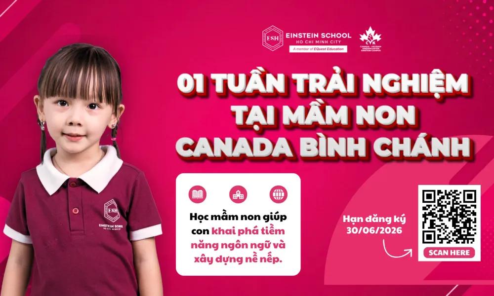 1 TUẦN TRẢI NGHIỆM MIỄN PHÍ TẠI MẦM NON CVK BÌNH CHÁNH