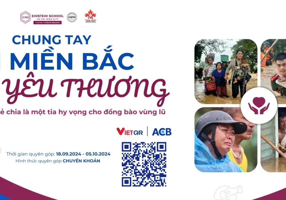 Chung tay hướng về miền Bắc – Góp sức giúp đồng bào vượt qua bão lũ