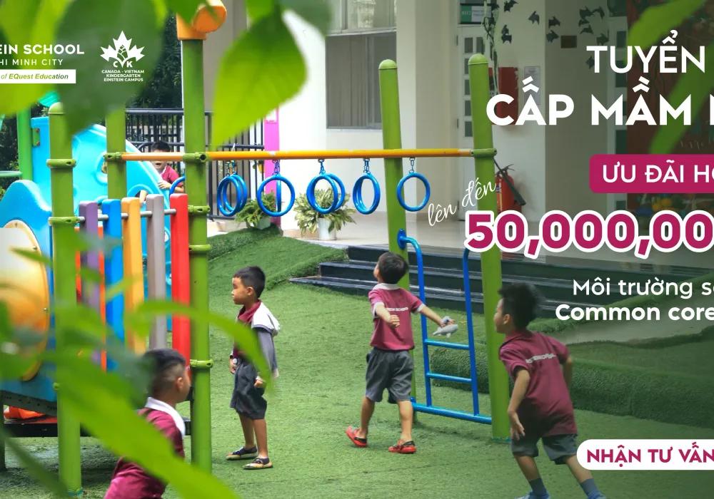 TRẢI NGHIỆM MÔI TRƯỜNG MẦM NON QUỐC TẾ ĐẲNG CẤP TẠI CVK BÌNH CHÁNH