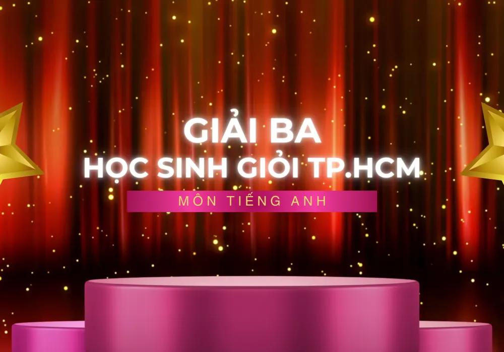 TỰ HÀO "CHIẾN BINH EINSTEIN" TỎA SÁNG TẠI KỲ THI HỌC SINH GIỎI CẤP THÀNH PHỐ!