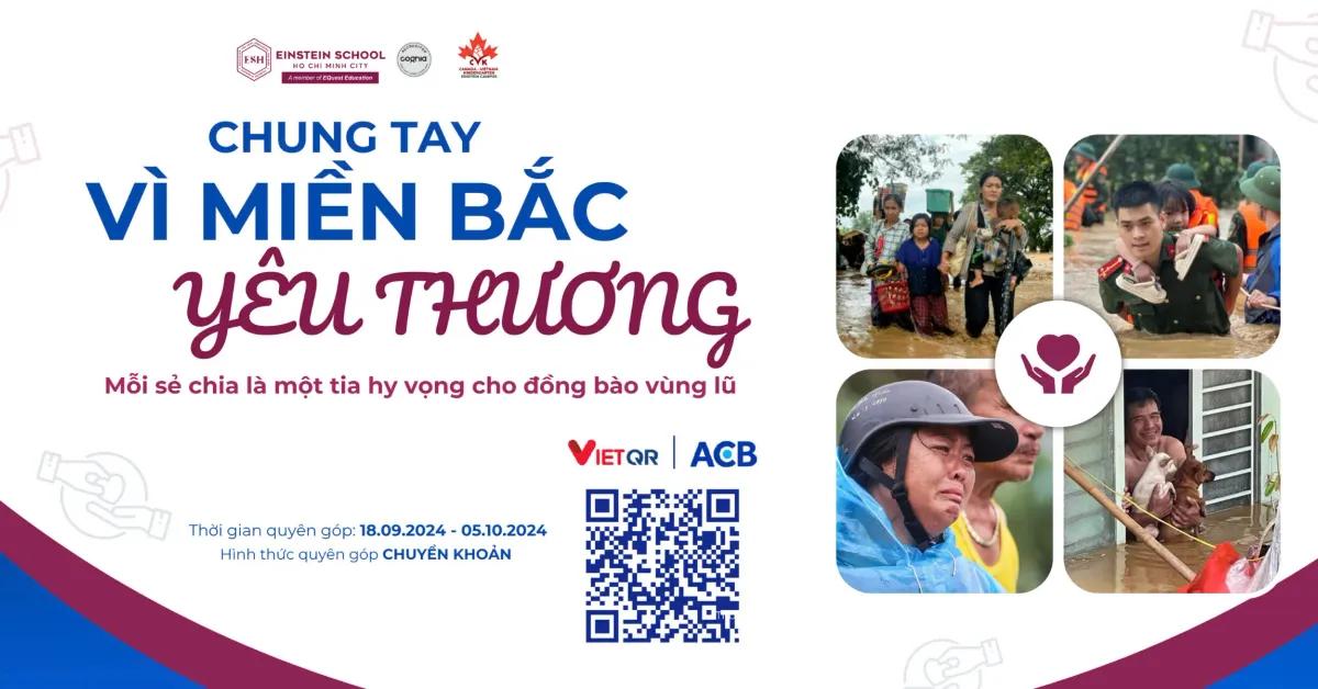 Chung tay hướng về miền Bắc – Góp sức giúp đồng bào vượt qua bão lũ