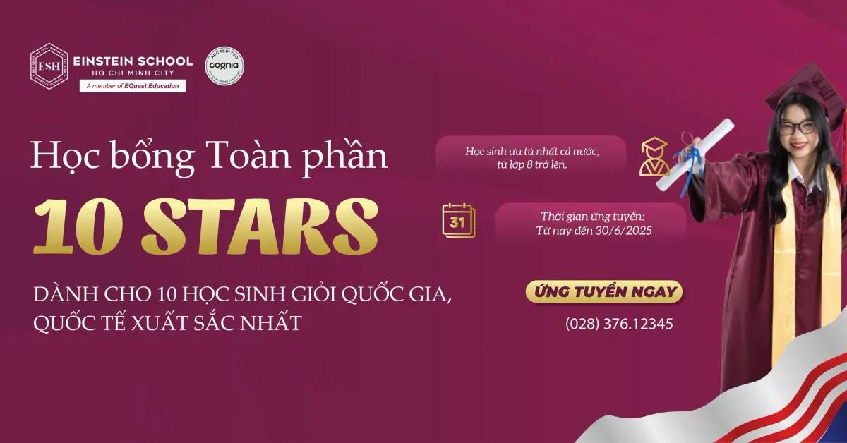 Học bổng toàn phần 10 STARS