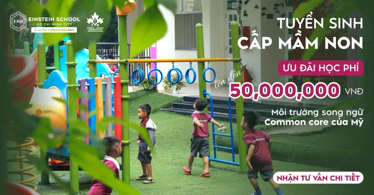 TRẢI NGHIỆM MÔI TRƯỜNG MẦM NON QUỐC TẾ ĐẲNG CẤP TẠI CVK BÌNH CHÁNH