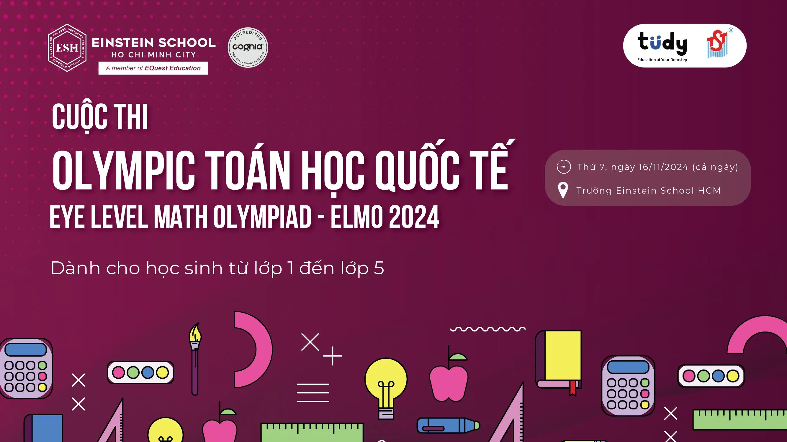 Cuộc thi Olympic Toán học Quốc tế - ELMO 2024 tại ESH