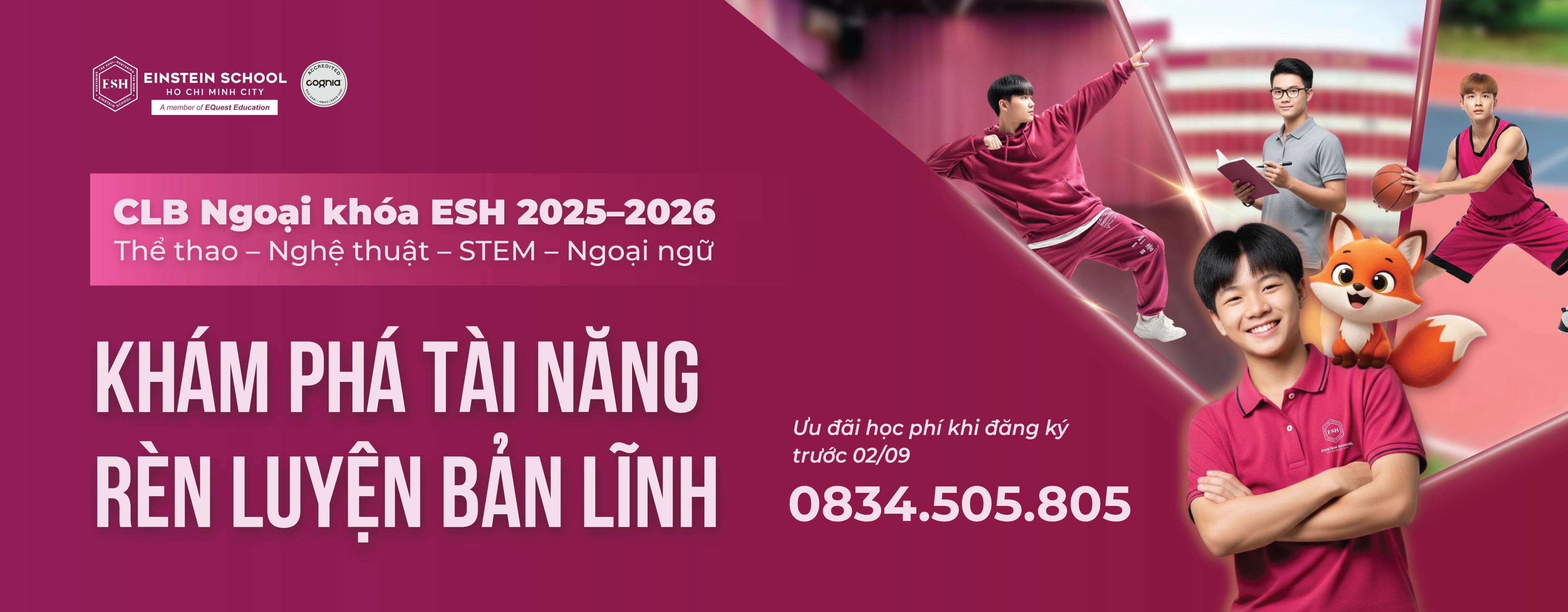 CLB NGOẠI KHÓA PHÁT TRIỂN CÁ NHÂN ESH 2025–2026