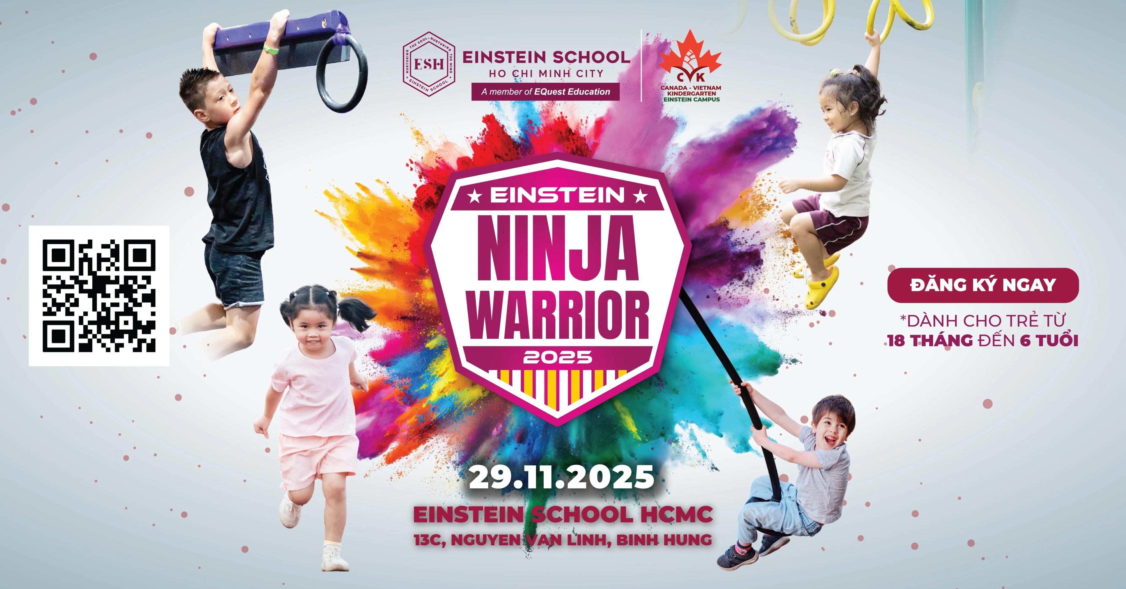 EINSTEIN NINJA WARRIOR 2025 – ĐƯỜNG ĐUA CỦA NHỮNG CHIẾN BINH NHÍ!