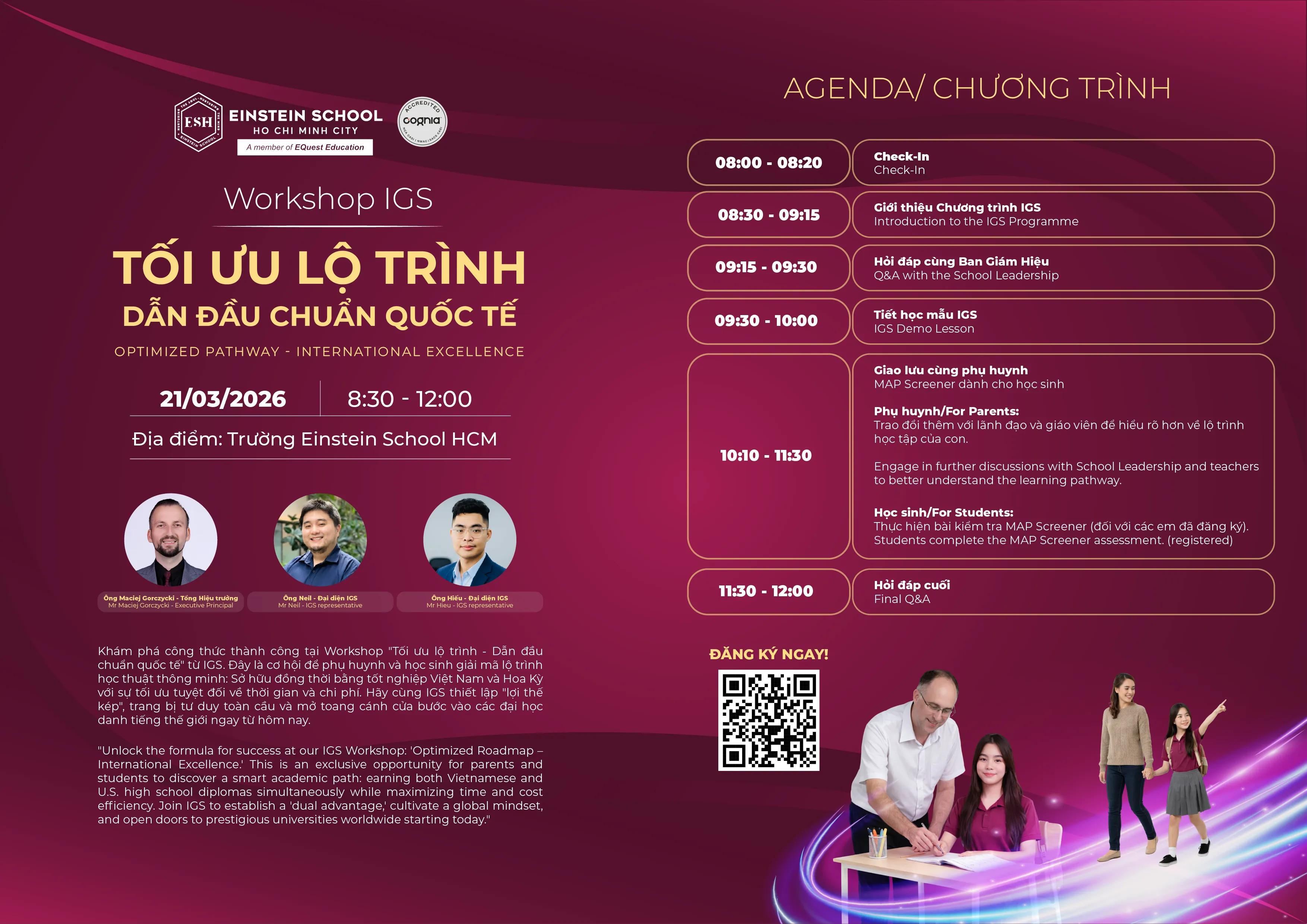 WORKSHOP ĐẶC BIỆT: "TỐI ƯU LỘ TRÌNH - DẪN ĐẦU CHUẨN QUỐC TẾ" CÙNG ESH