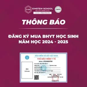 Huớng dẫn đăng ký mua BHYT học sinh năm học 2024 - 2025