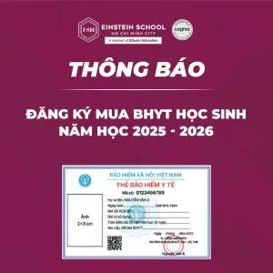 Huớng dẫn đăng ký mua BHYT học sinh năm học 2025 - 2026