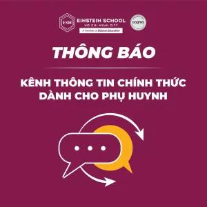 Kênh thông tin chính thức dành cho phụ huynh
