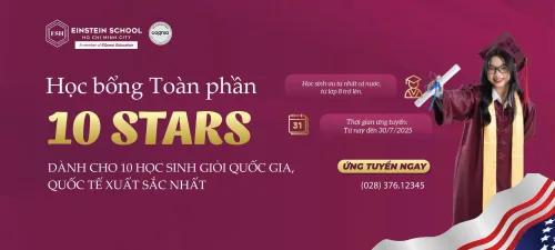 Học bổng toàn phần 10 STARS