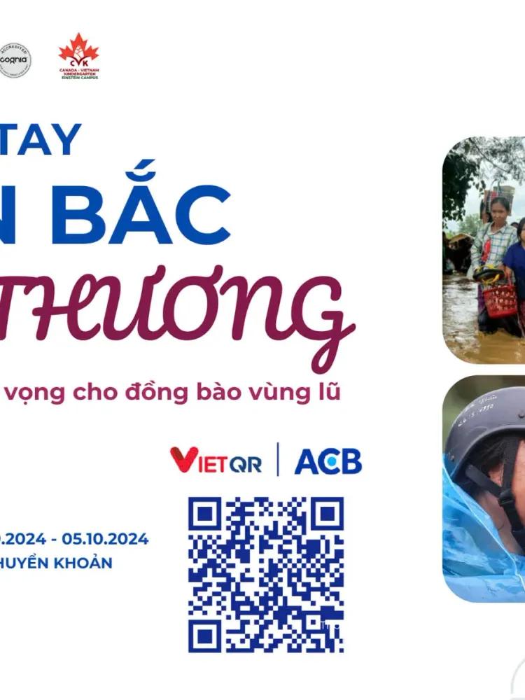 Chung tay hướng về miền Bắc – Góp sức giúp đồng bào vượt qua bão lũ