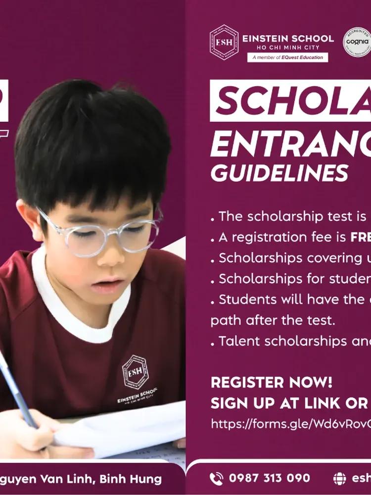 SCHOLARSHIP TEST DAY - SAVING SCHOOL FEE UP TO 100%