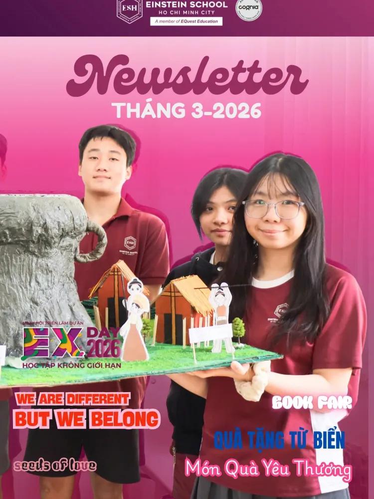 Số báo 23 - Bản tin Trường Einstein School HCM Tháng 03/2026