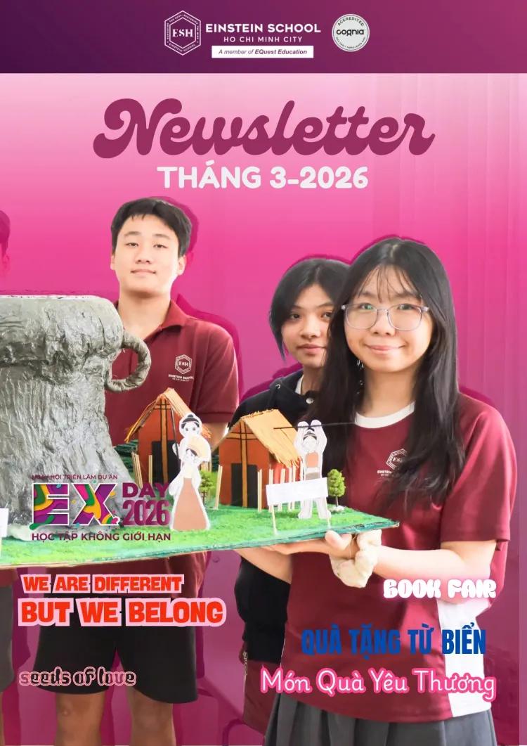 Số báo 23 - Bản tin Trường Einstein School HCM Tháng 03/2026