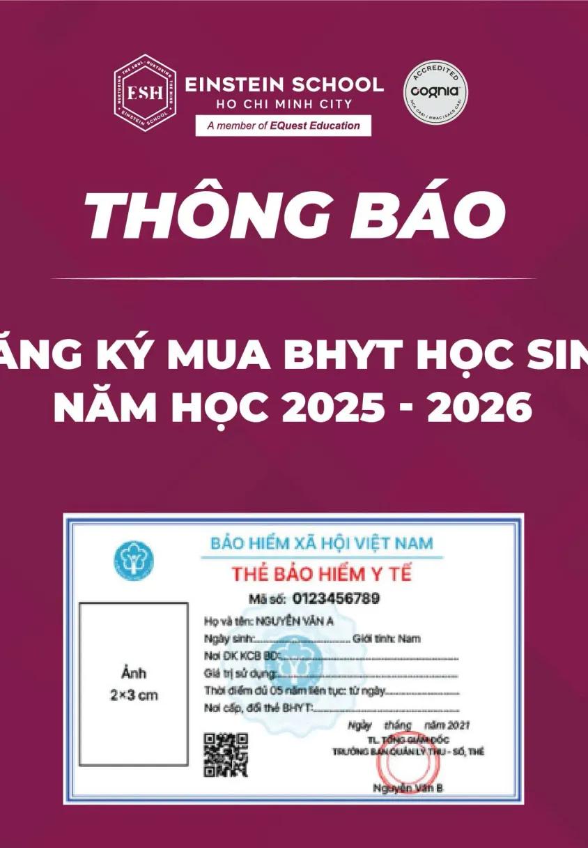 Huớng dẫn đăng ký mua BHYT học sinh năm học 2025 - 2026