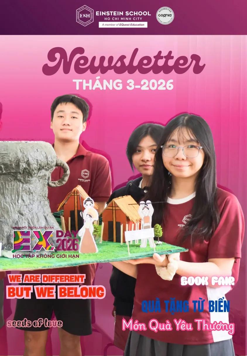 Số báo 23 - Bản tin Trường Einstein School HCM Tháng 03/2026